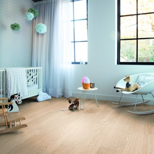 ПВХ плитка QS Alpha Vinyl BLOOM планка AVMPU 40097 Дуб чистый румяный
