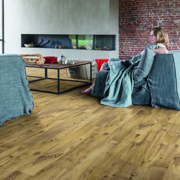 ПВХ плитка QS Alpha Vinyl BLOS планка AVSPU 40029 Каштан винтажный натуральный
